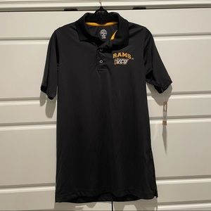 Rivalry Threads Rams VCU Mens Short Sleeve Polo NWT